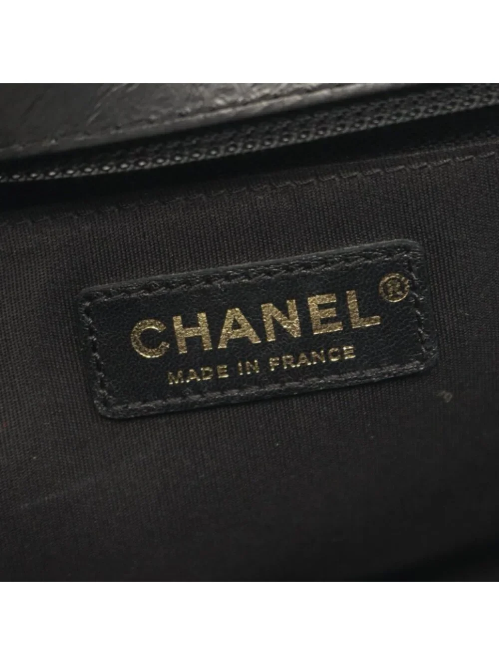 Chanel Shoulder Bag Mademoiselle Stitch Top Handle 2-Way Black Leather Chain